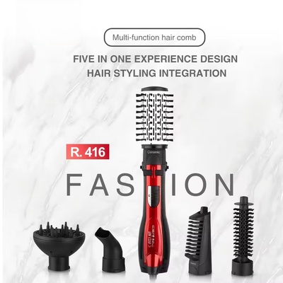 Multifunction 5 in 1 Salon Hot Air Hair Dryer Brush Styler Volumizer One Step Hair Dryer Brush With